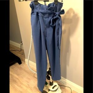 Dynamite Dusty Blue Paper Bag pants (chambray)